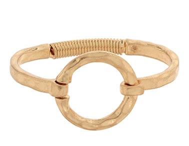 Circle Hammered Bracelet - Assorted