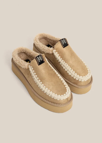 Trinity Platform Clog - Natural