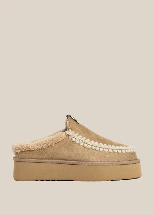 Trinity Platform Clog - Natural