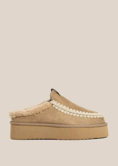Trinity Platform Clog - Natural