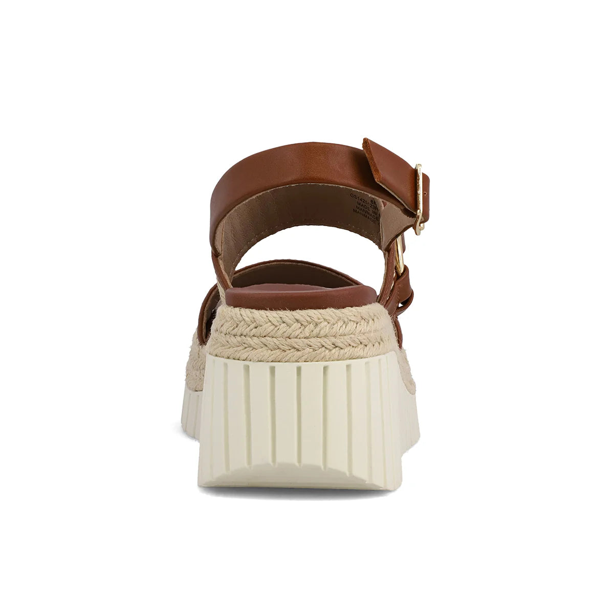 Mia Yuris Wedge - Cognac/Natural