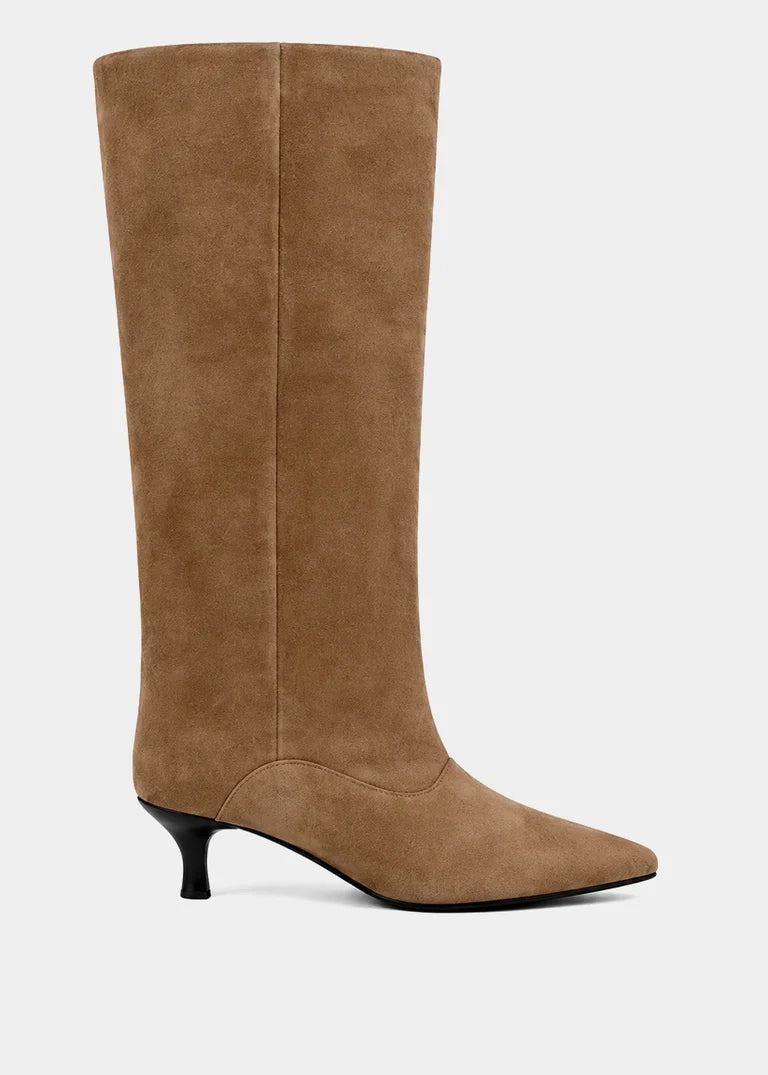 Yvonne Boot - Taupe Suede