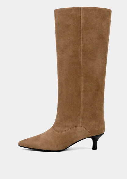 Yvonne Boot - Taupe Suede