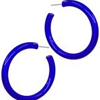 45MM Metallic Coated Hoops - Blue