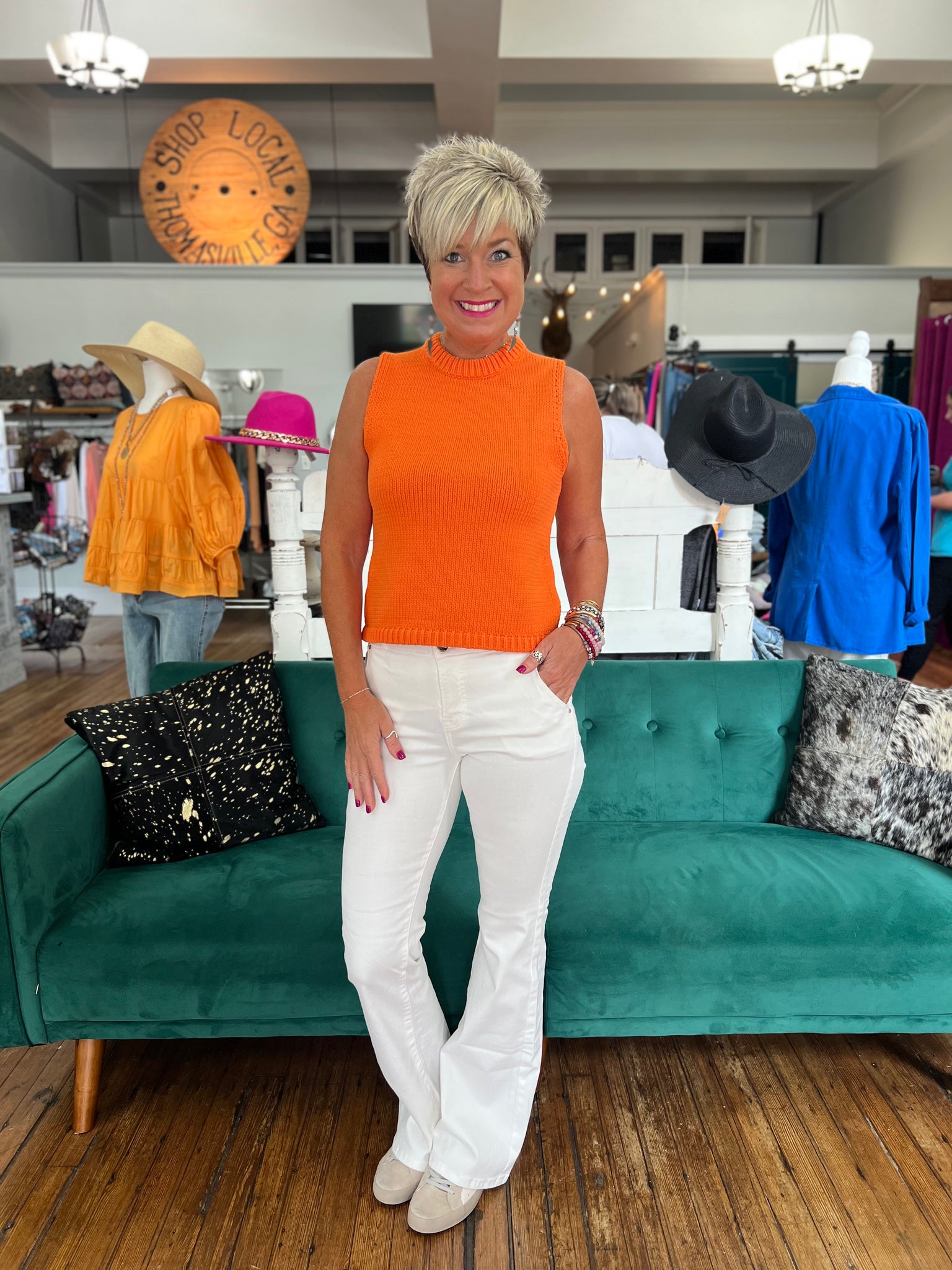 A Sierra Sweater - Orange