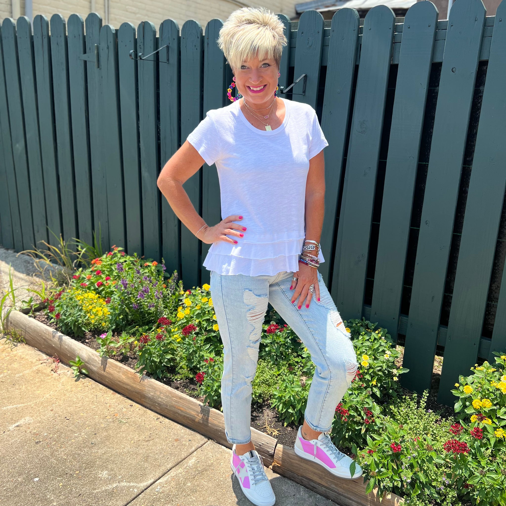 A Casual Cutie Top - White