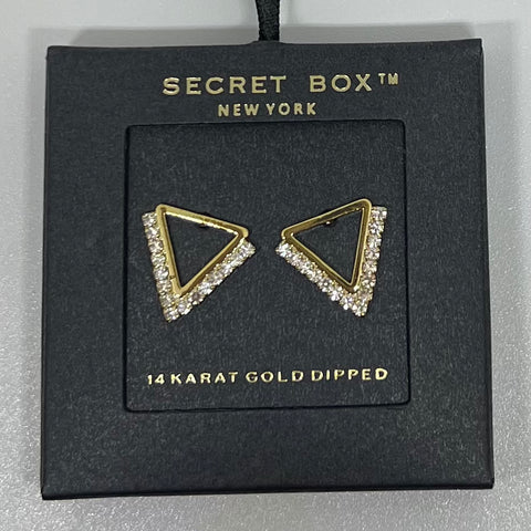 CZ Triangle Earring