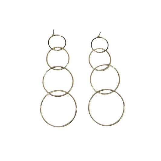 Circle Link Linear Earring