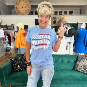 Star Spangled Hammered Tee