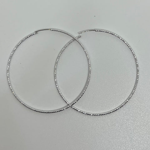 Textured Brass Hoop