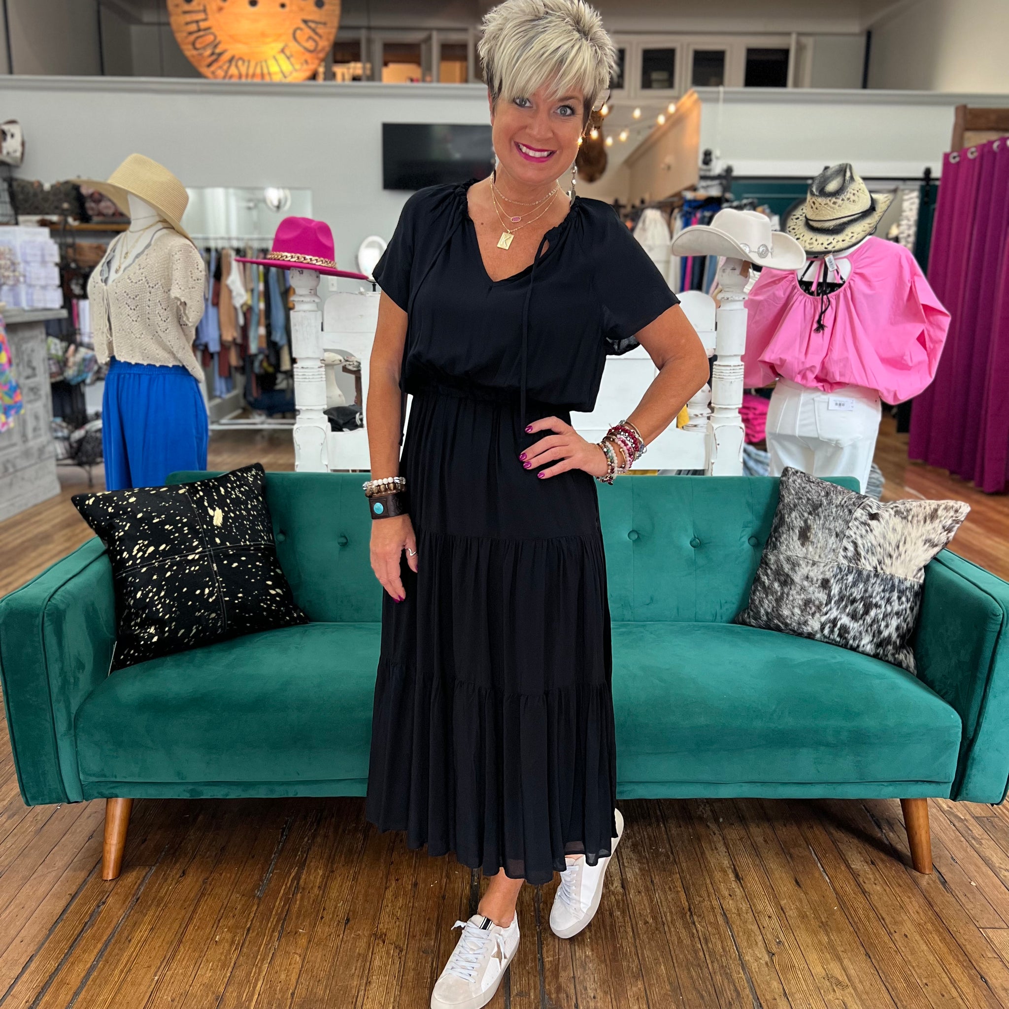 An Athena Dress - Black