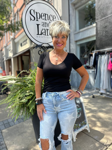 A Basic Layering Top - Black