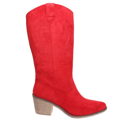 Wilder Boot - Red Suede