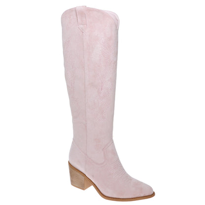 Wilder Boot - Light Pink Suede
