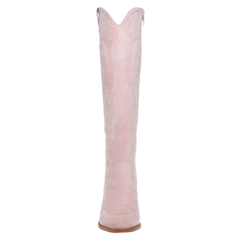 Wilder Boot - Lt Pink Suede