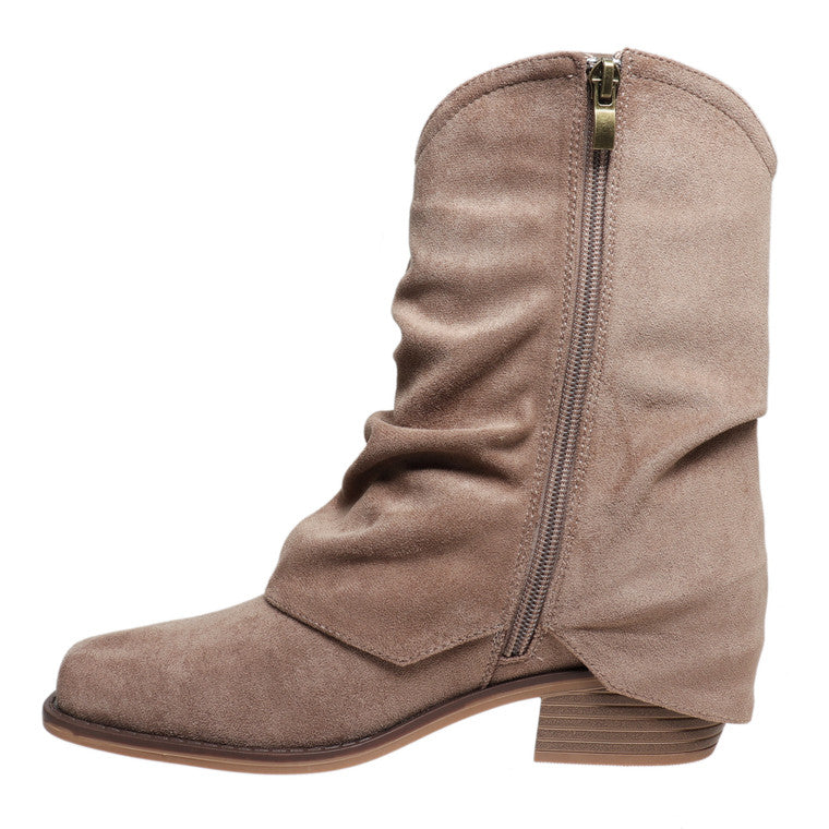 Jett Boot - Taupe Suede