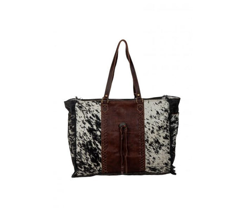 Rosalinda Cross Stitched Weekender Bag