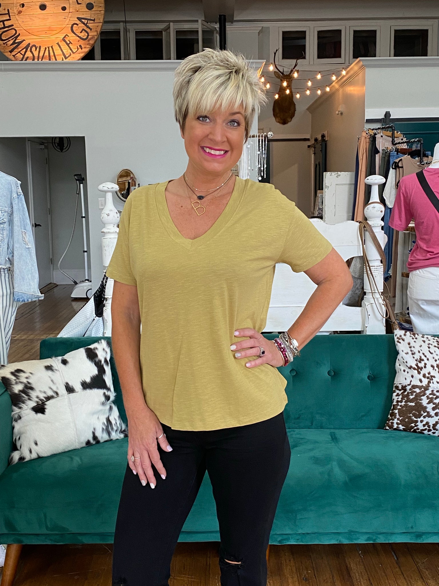 A Simple Top - Golden Lime