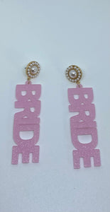 Bride Earrings - Glitter