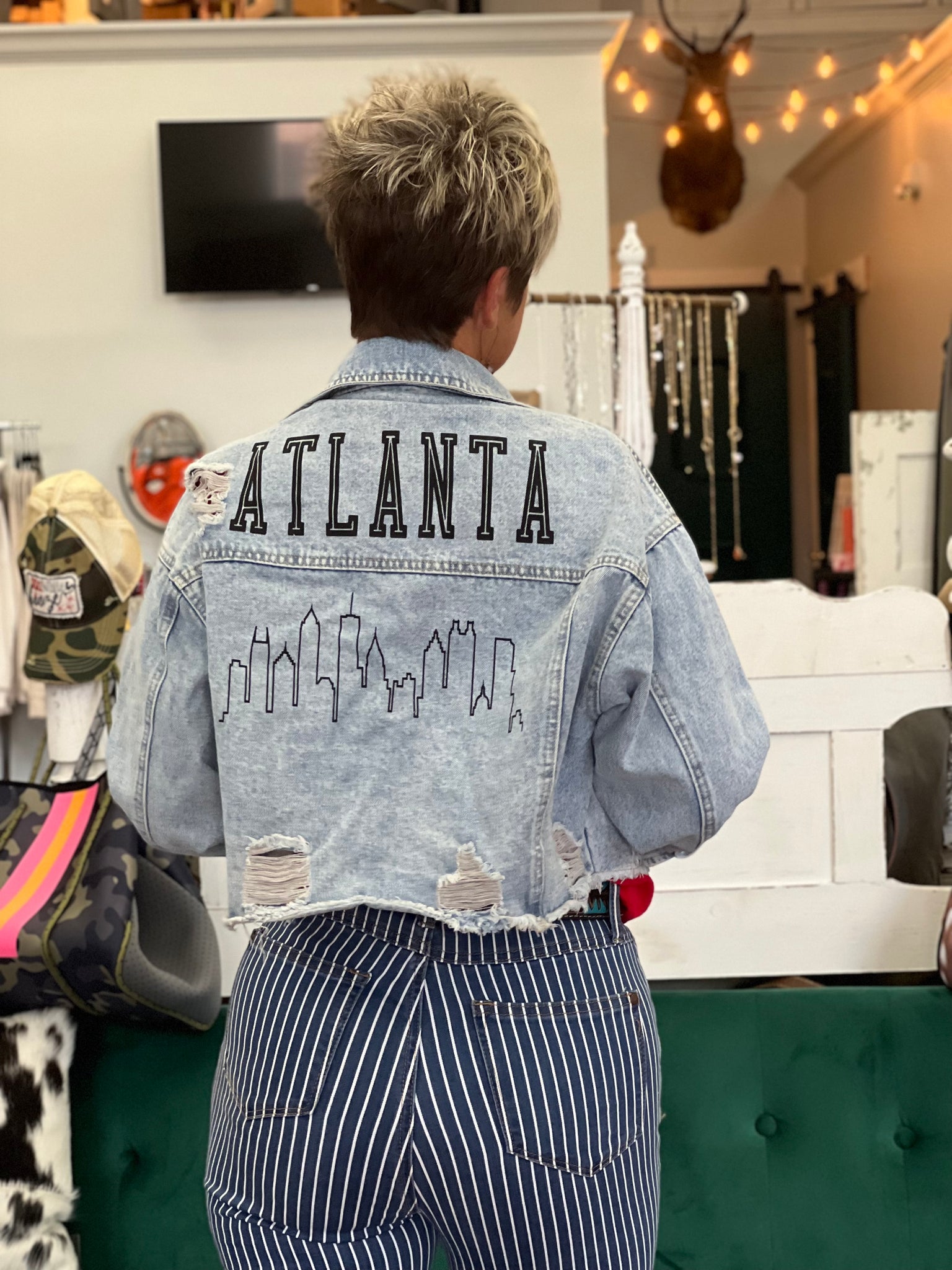 Skyline Denim Jacket - Atlanta