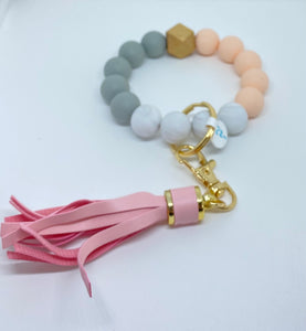 Key ring Bracelet - Tassel