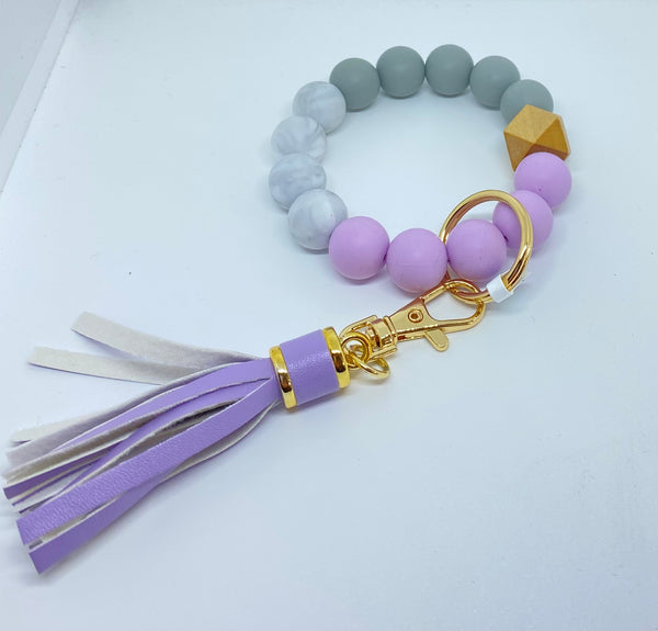 Key ring Bracelet - Tassel