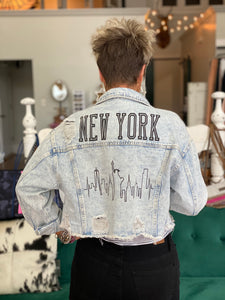 Skyline Denim Jacket - New York City