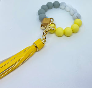 Key ring Bracelet - Tassel